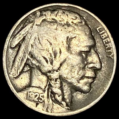 1925-S Buffalo Nickel LIGHTLY CIRCULATED