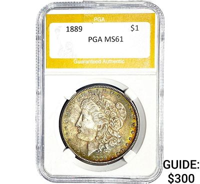 1889 Morgan Silver Dollar PGA MS61