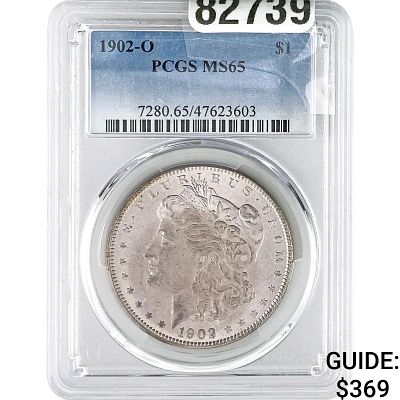 1902-O Morgan Silver Dollar PCGS MS65