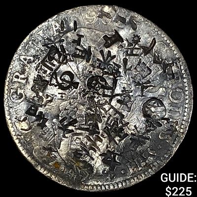 Colonial Spain Silver 8 Reales Chopmarks NEARLY UNCIRCULATED