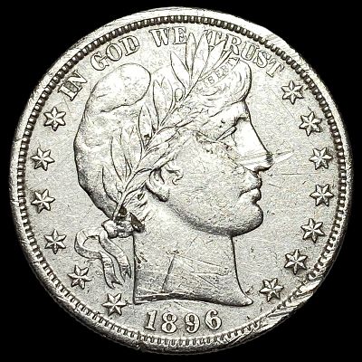 1896-S Silver Barber Half Dollar HIGH GRADE