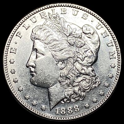 1888-S Silver Morgan Dollar CLOSELY UNCIRCULATED. 1888-S Silver Morgan Dollar CLOSELY UNCIRCULATED