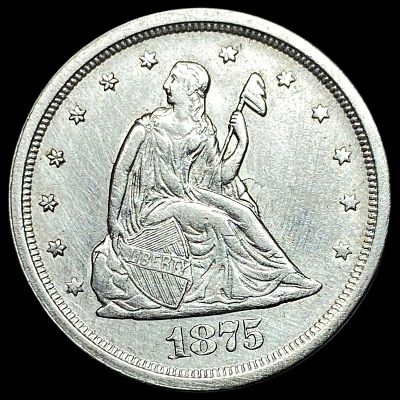 1875-S Silver Twenty Cents Piece HIGH GRADE