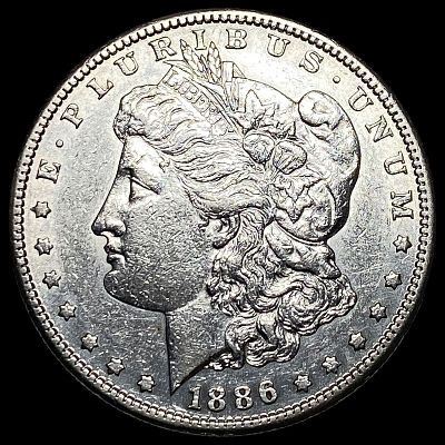 1886-S Morgan Silver Dollar CLOSELY UNCIRCULATED