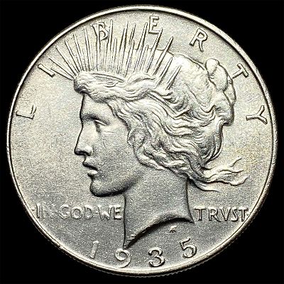 1935 Silver Peace Dollar UNCIRCULATED