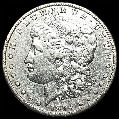 1894-S Silver Morgan Dollar NEARLY UNCIRCULATED