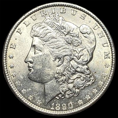 1890 Silver Morgan Dollar CHOICE BU