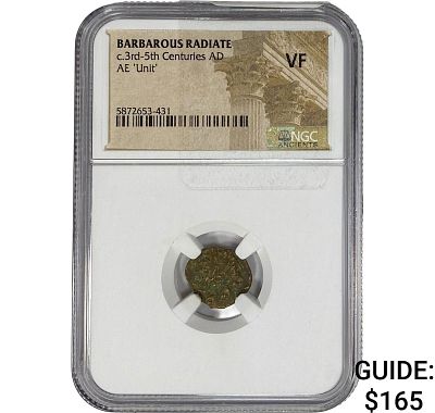 Barbarous Radiate c.3rd-5th Centuries AD AE'Unit' NGC VF
