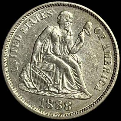 1888 Seated Liberty Dime UNCIRCULATED