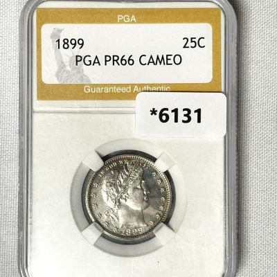 1899 Barber Quarter PGA-PR66 CAMEO