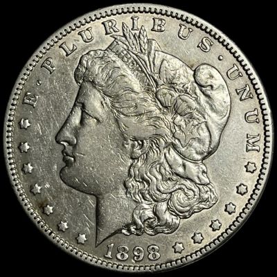 1898-S Morgan Silver Dollar CLOSELY UNCIRCULATED