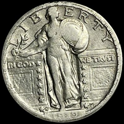 1919-D Standing Liberty Quarter LIGHTLY