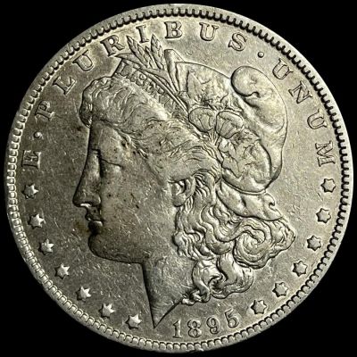 1895-O Morgan Silver Dollar NEARLY UNCIRCULATED