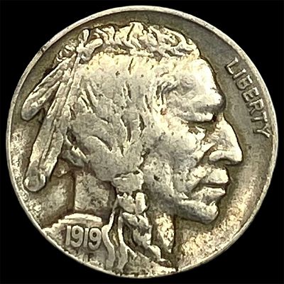 1919-D Buffalo Nickel NEARLY UNCIRCULATED