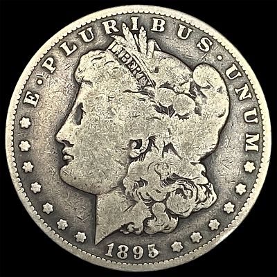 1895-S Silver Morgan Dollar NICELY CIRCULATED