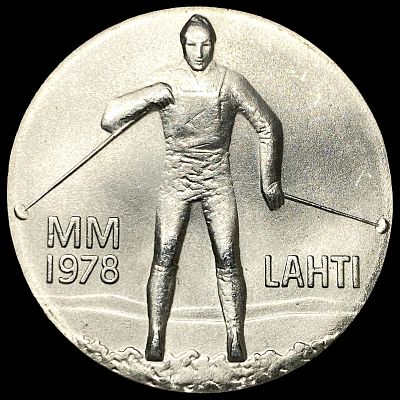 1978 Finland Silver 25 Markkaa UNCIRCULATED