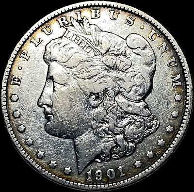 1901 Morgan Silver Dollar NEARLY UNCIRCULATED