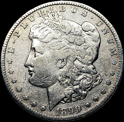 1899-S Silver Morgan Dollar CLOSELY UNCIRCULATED. 1899-S Silver Morgan Dollar CLOSELY UNCIRCULATED