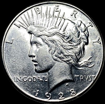 1928-S Peace Silver Dollar NICELY CIRCULATED