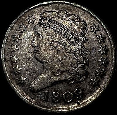 1809 Classic Head Half Cent NEARLY UNCIRCULATED. 1809 Classic Head Half Cent NEARLY UNCIRCULATED