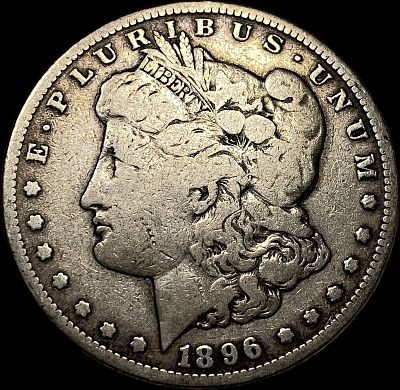 1896-S Silver Morgan Dollar CLOSELY UNCIRCULATED. 1896-S Silver Morgan Dollar CLOSELY UNCIRCULATED