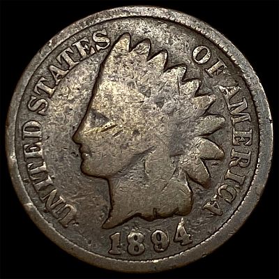 1894/94 Indian Head Cent NICELY CIRCULATED