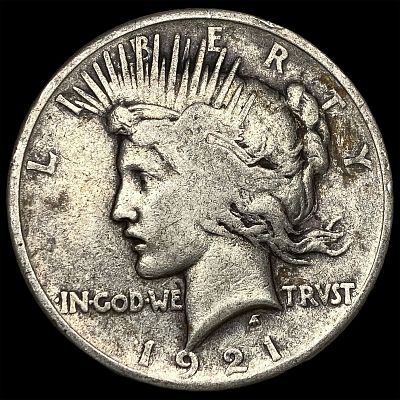 1921 Silver Peace Dollar LIGHTLY CIRCULATED