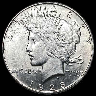 1928-S Silver Peace Dollar UNCIRCULATED