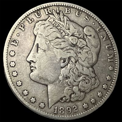 1892-O Silver Morgan Dollar LIGHTLY CIRCULATED