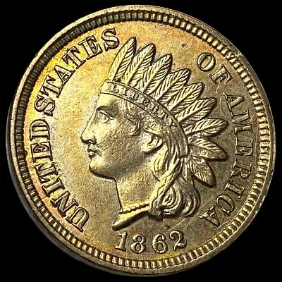 1862 Copper-Nickel Indian Head Cent UNCIRCULATED