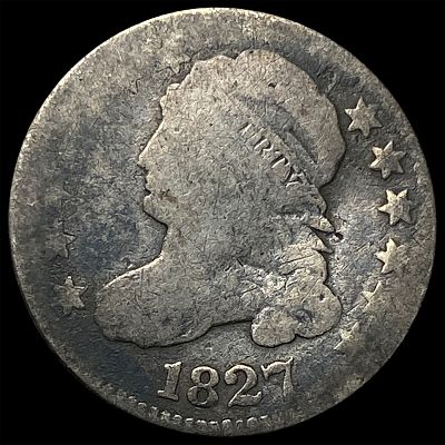 1827 Capped Bust Dime NICELY CIRCULATED
