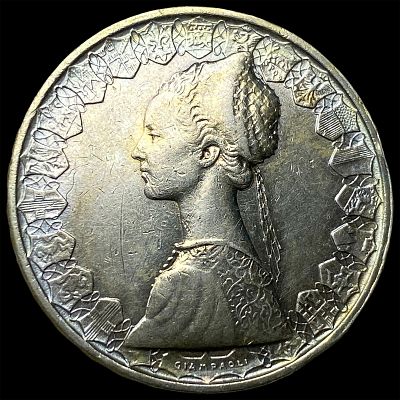 1993-R Italy .2953oz Silver 500 Lire CLOSELY UNCIRCULATED