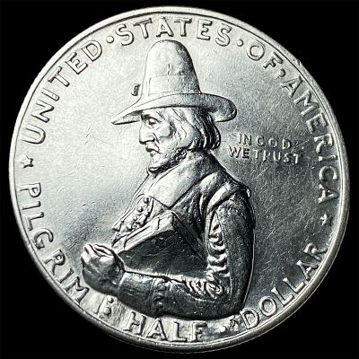 1920 Silver Pilgrim Tercentenary Half Dollar UNCIRCULATED
