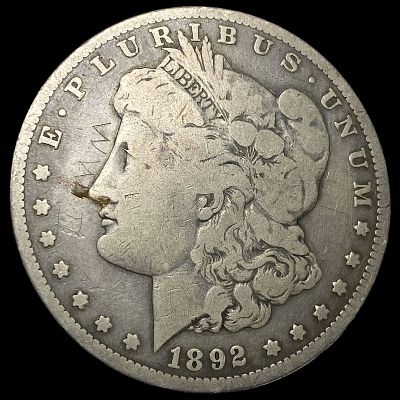 1892-S Silver Morgan Dollar NICELY CIRCULATED