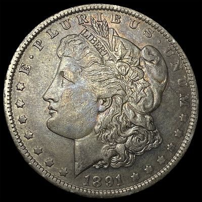 1891-O Silver Morgan Dollar NEARLY UNCIRCULATED