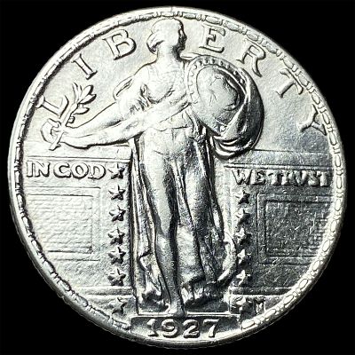 1927 Standing Liberty Silver Quarter CLOSELY UNCIRCULATED