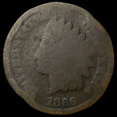 1869 Indian Head Cent NICELY CIRCULATED