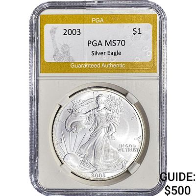 2003 Silver Eagle PGA MS70