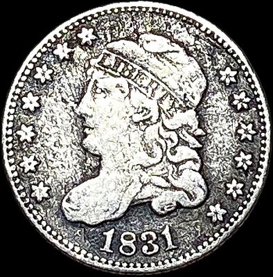 1831 Capped Bust Half Dime NEARLY UNCIRCULATED. 1831 Capped Bust Half Dime NEARLY UNCIRCULATED