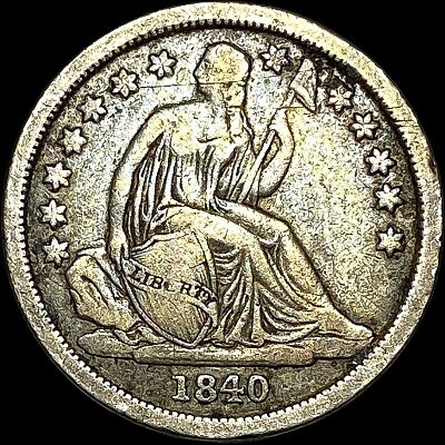 1840 Seated Liberty Dime LIGHTLY CIRCULATED
