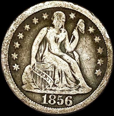 1856 Seated Liberty Dime NICELY CIRCULATED