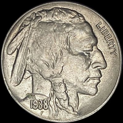 1938-D Buffalo Nickel UNCIRCULATED