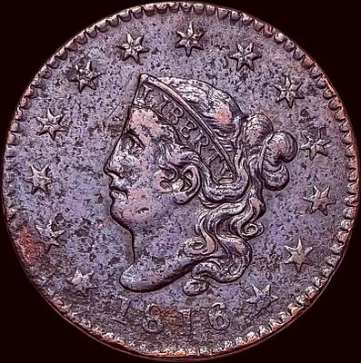 1816 Coronet Head Large Cent HIGH GRADE