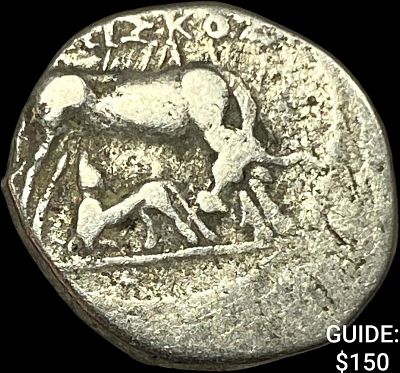 Illyria 260-167/98 BC Silver Drachm NEARLY UNCIRCULATED