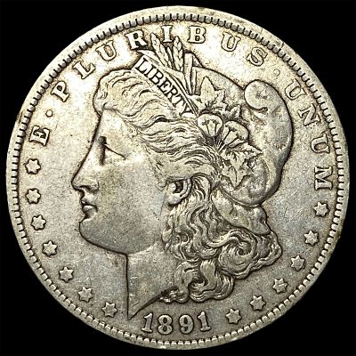 1891-O Silver Morgan Dollar NEARLY UNCIRCULATED. 1891-O Silver Morgan Dollar NEARLY UNCIRCULATED