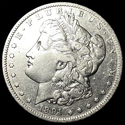 1891-O Silver Morgan Dollar NEARLY UNCIRCULATED. 1891-O Silver Morgan Dollar NEARLY UNCIRCULATED