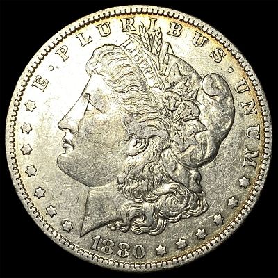 1880-O Silver Morgan Dollar NEARLY UNCIRCULATED. 1880-O Silver Morgan Dollar NEARLY UNCIRCULATED