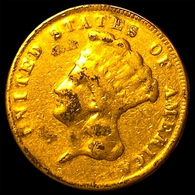 1874 $3 Gold Indian Princess HIGH GRADE