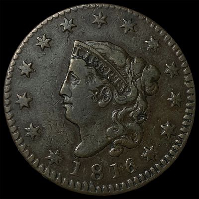 1816 Coronet Head Large Cent NEARLY UNCIRCULATED