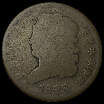 1828 Classic Head Half Cent NICELY CIRCULATED